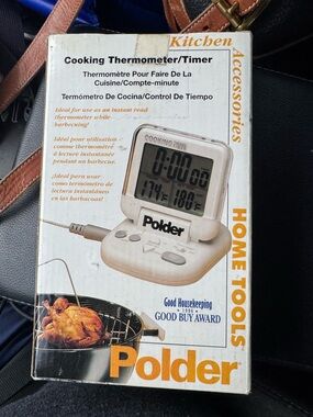 Polder Boxed Kitchen Tool Packaging - White with Yellow Label